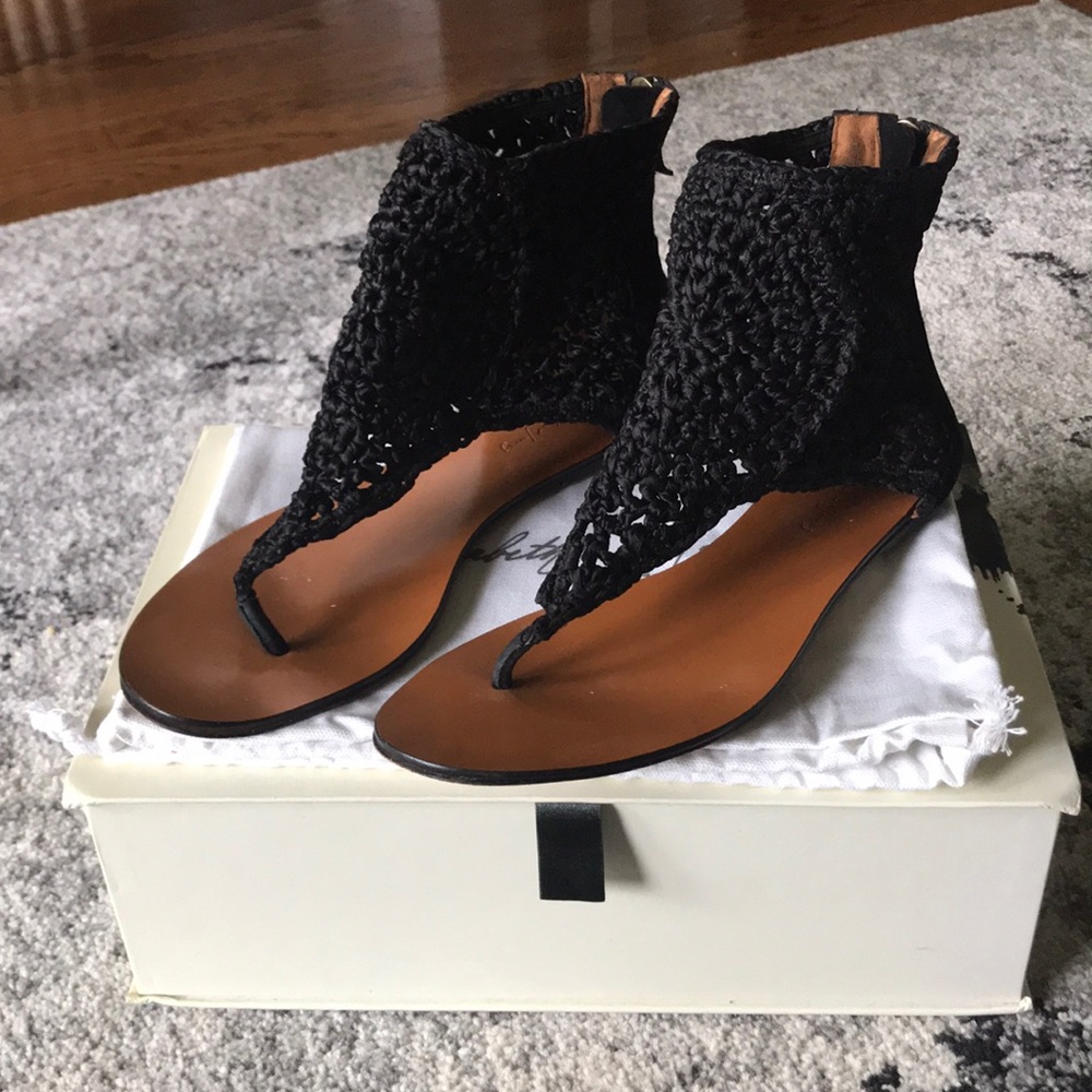 Elizabeth and James Crochet Sandals